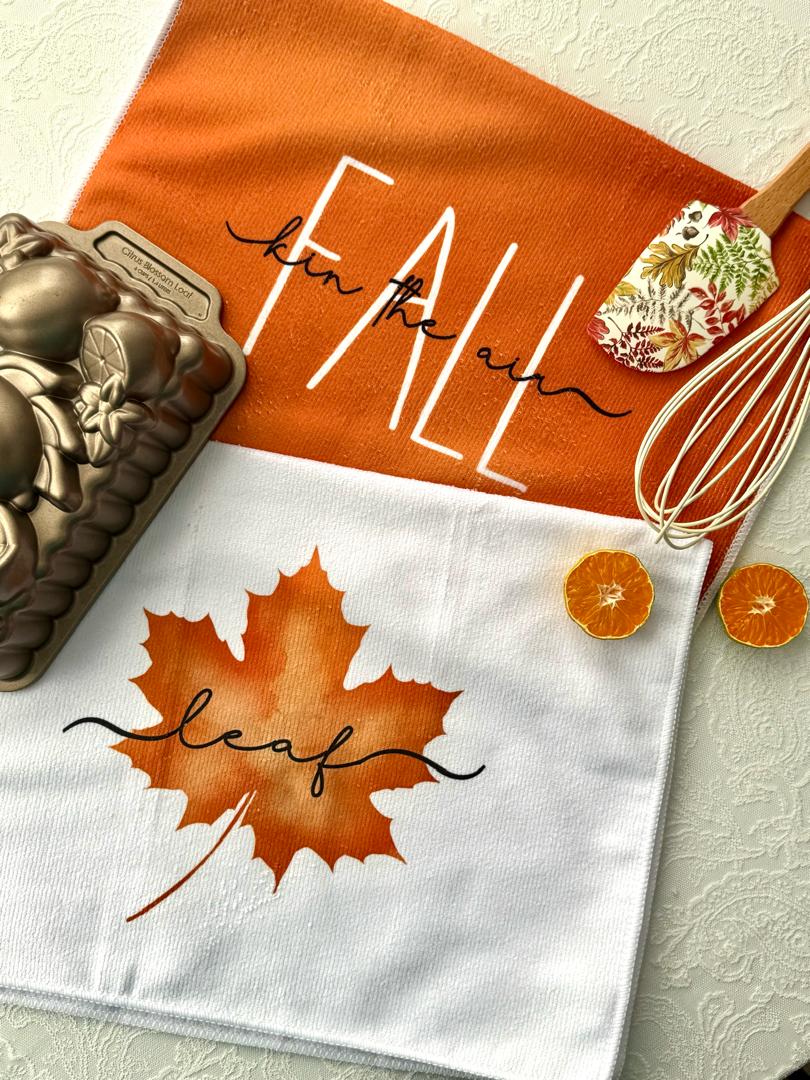 دستمال حوله ای برگ