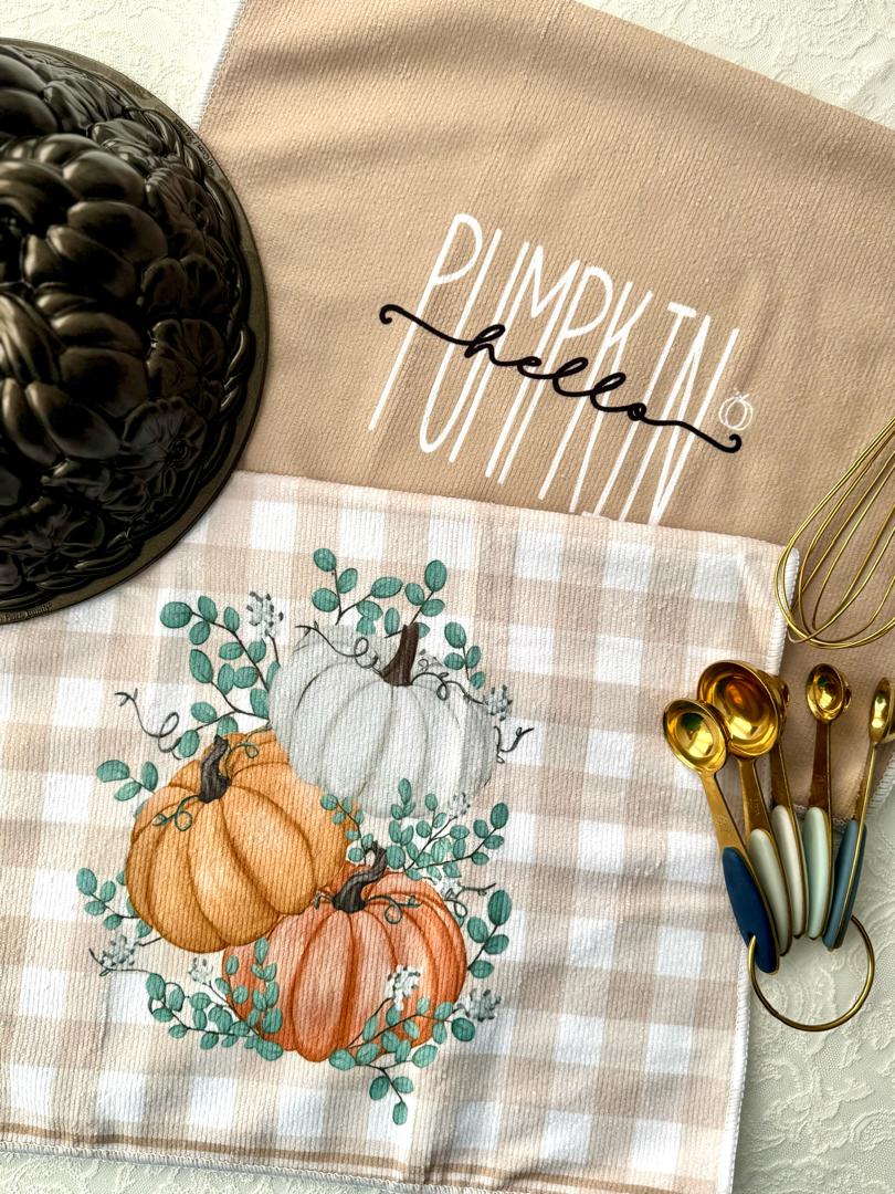 دستمال حوله ای کدو 